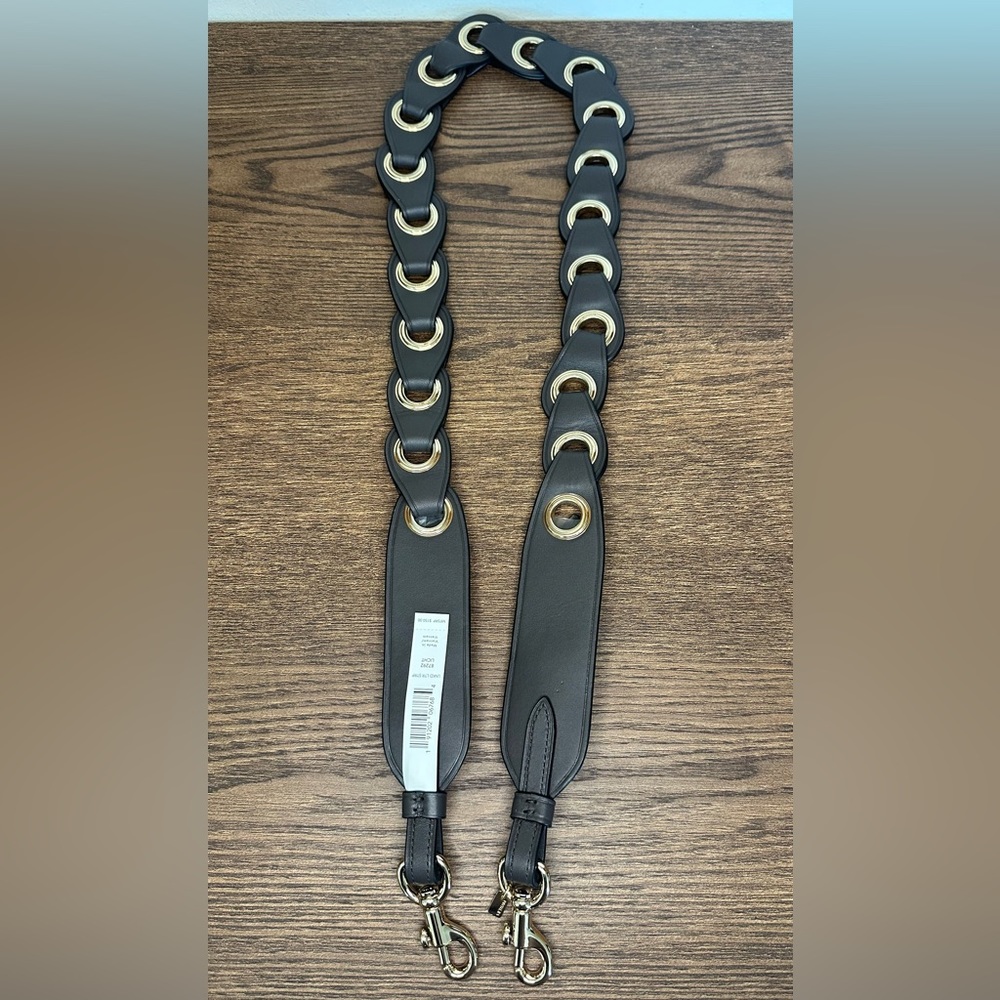 S⭕️LD‼️New Coach Linked Leather Novelty Bag Strap - Picture 4 of 4